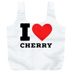 I Love Cherry Full Print Recycle Bag (xxl) by ilovewhateva