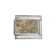 Old Vintage Classic Map Of Europe Italian Charm (9mm) by B30l