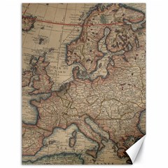 Old Vintage Classic Map Of Europe Canvas 18  X 24  by B30l