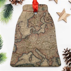 Old Vintage Classic Map Of Europe Ornament (bell) by B30l