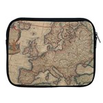 Old Vintage Classic Map Of Europe Apple iPad 2/3/4 Zipper Cases Front