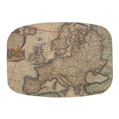 Old Vintage Classic Map Of Europe Mini Square Pill Box by B30l