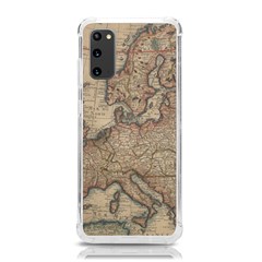 Old Vintage Classic Map Of Europe Samsung Galaxy S20 6 2 Inch Tpu Uv Case by B30l