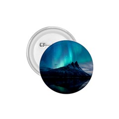 Aurora Borealis Mountain Reflection 1 75  Buttons by B30l