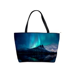 Aurora Borealis Mountain Reflection Classic Shoulder Handbag by B30l