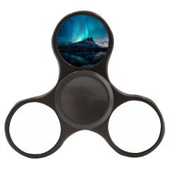 Aurora Borealis Mountain Reflection Finger Spinner by B30l