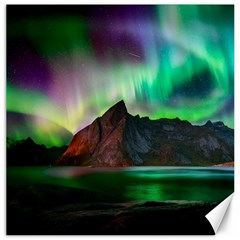 Aurora Borealis Nature Sky Light Canvas 12  X 12  by B30l