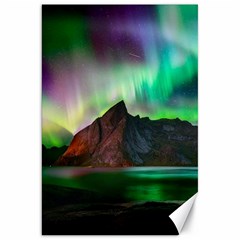 Aurora Borealis Nature Sky Light Canvas 20  X 30  by B30l