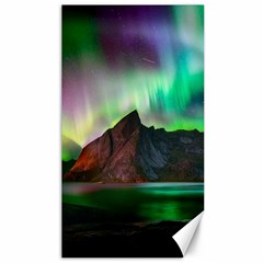 Aurora Borealis Nature Sky Light Canvas 40  X 72  by B30l