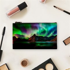 Aurora Borealis Nature Sky Light Cosmetic Bag (small) by B30l