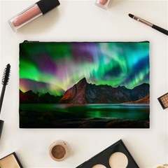 Aurora Borealis Nature Sky Light Cosmetic Bag (large) by B30l