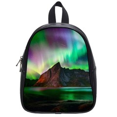 Aurora Borealis Nature Sky Light School Bag (small) by B30l