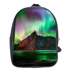 Aurora Borealis Nature Sky Light School Bag (xl) by B30l