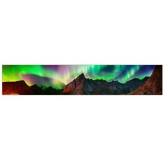 Aurora Borealis Nature Sky Light Large Premium Plush Fleece Scarf 