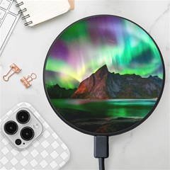 Aurora Borealis Nature Sky Light Wireless Fast Charger(black) by B30l