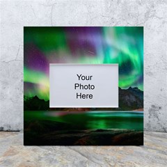 Aurora Borealis Nature Sky Light White Box Photo Frame 4  X 6  by B30l