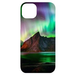 Aurora Borealis Nature Sky Light Iphone 14 Plus Black Uv Print Case by B30l