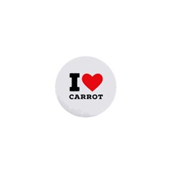 I Love Carrots  1  Mini Magnets by ilovewhateva