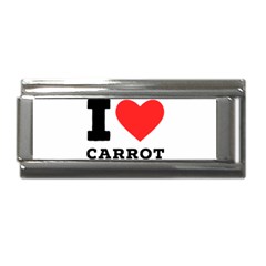 I Love Carrots  Superlink Italian Charm (9mm) by ilovewhateva