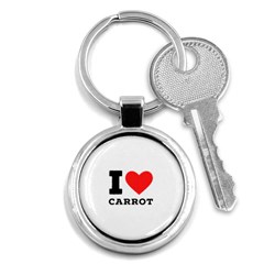 I Love Carrots  Key Chain (round) by ilovewhateva