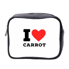 I Love Carrots  Mini Toiletries Bag (two Sides) by ilovewhateva