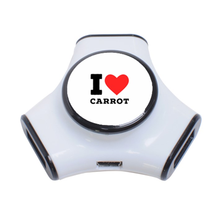 I love carrots  3-Port USB Hub