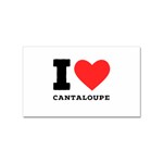 I love cantaloupe  Sticker Rectangular (10 pack) Front