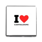 I love cantaloupe  Memory Card Reader (Square 5 Slot) Front