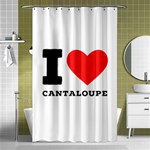 I love cantaloupe  Shower Curtain 48  x 72  (Small)  Curtain(48  X 72 ) - 42.18 x64.8  Curtain(48  X 72 )