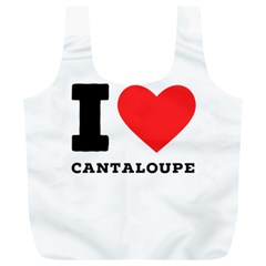 I Love Cantaloupe  Full Print Recycle Bag (xl) by ilovewhateva