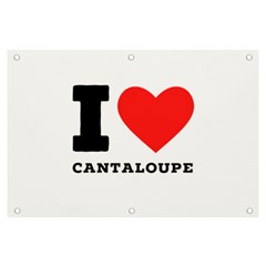 I Love Cantaloupe  Banner And Sign 6  X 4  by ilovewhateva