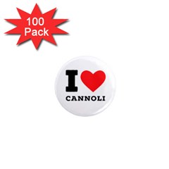 I Love Cannoli  1  Mini Magnets (100 Pack)  by ilovewhateva