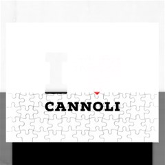 I love cannoli  Rectangular Jigsaw Puzzl