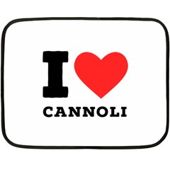 I love cannoli  Two Sides Fleece Blanket (Mini)