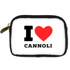 I Love Cannoli  Digital Camera Leather Case by ilovewhateva