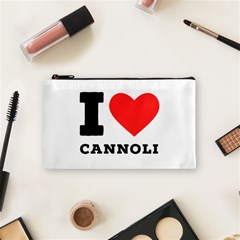 I Love Cannoli  Cosmetic Bag (small) by ilovewhateva