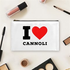 I Love Cannoli  Cosmetic Bag (medium) by ilovewhateva