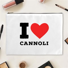 I Love Cannoli  Cosmetic Bag (xl) by ilovewhateva