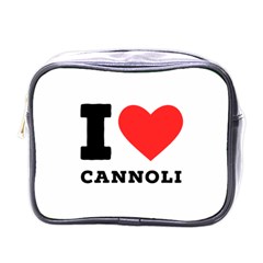 I Love Cannoli  Mini Toiletries Bag (one Side) by ilovewhateva