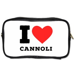 I Love Cannoli  Toiletries Bag (one Side) by ilovewhateva