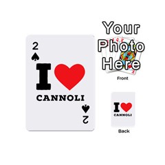 I Love Cannoli  Playing Cards 54 Designs (mini) by ilovewhateva