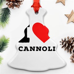 I Love Cannoli  Ornament (christmas Tree)  by ilovewhateva