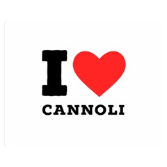 I love cannoli  Two Sides Premium Plush Fleece Blanket (Medium)