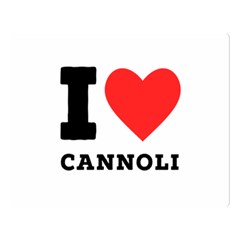 I love cannoli  Two Sides Premium Plush Fleece Blanket (Large)