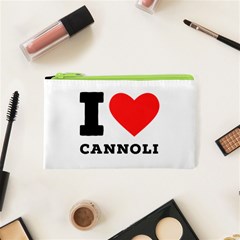 I Love Cannoli  Cosmetic Bag (xs) by ilovewhateva