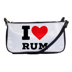 I Love Rum Shoulder Clutch Bag by ilovewhateva