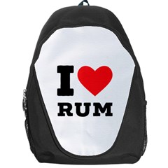 I Love Rum Backpack Bag by ilovewhateva