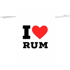 I Love Rum Lightweight Drawstring Pouch (xl) by ilovewhateva