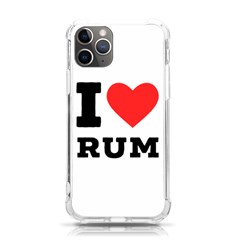 I Love Rum Iphone 11 Pro 5 8 Inch Tpu Uv Print Case by ilovewhateva