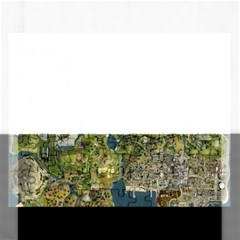 Map Illustration Gta Rectangular Jigsaw Puzzl by B30l